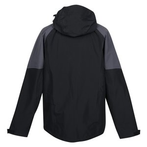 Additional Image 1 - a black jacket with grey and black patches