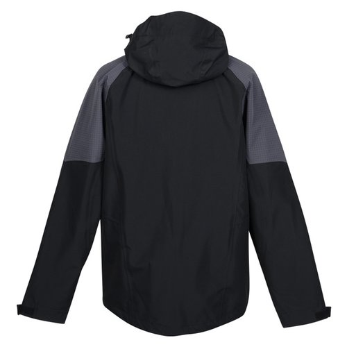 Additional Image 1 - a black jacket with grey and black patches