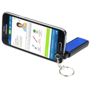 Additional Image 4 - a cell phone with a keychain attached to it
