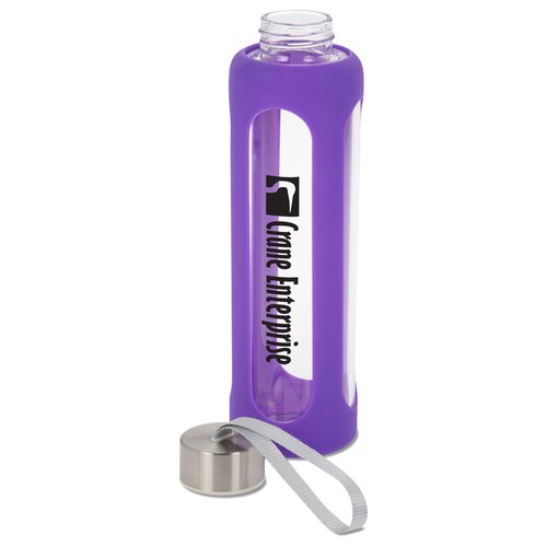 Additional Image 1 - a purple bottle with a silver cap