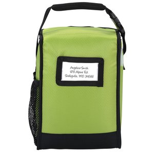 Additional Image 1 - a green and black lunch bag