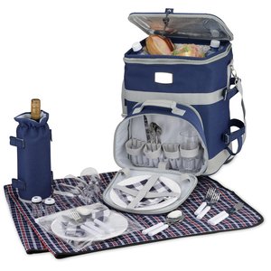 Additional Image 4 - a blue and grey bag with a blue container and a blue bottle