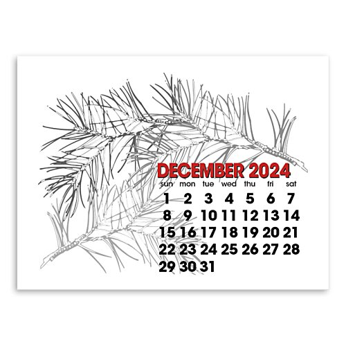 Full Colour Stick Up Calendar - Square Image 1 of 1