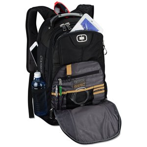 Additional Image 3 - a black backpack with a pocket