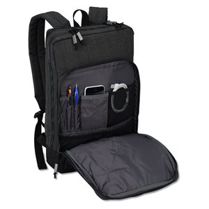 Additional Image 1 - a black backpack with a seat
