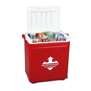Additional Image 2 - a red box with a white lid