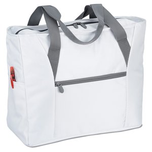 Additional Image 4 - a white bag with grey straps