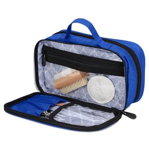 Additional Image 2 - a blue lunch bag with a zipper