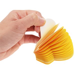 Additional Image 1 - a hand holding a yellow and white fan