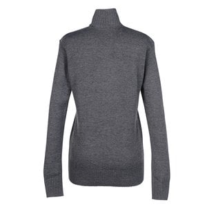 Additional Image 1 - a grey turtleneck sweater