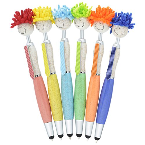 Additional Image 4 - a group of pens with colorful caps