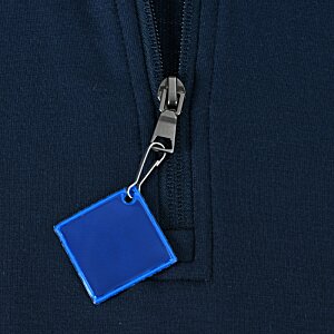 Additional Image 2 - a zipper with a blue square
