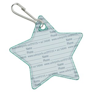 Additional Image 1 - a star shaped tag with a string