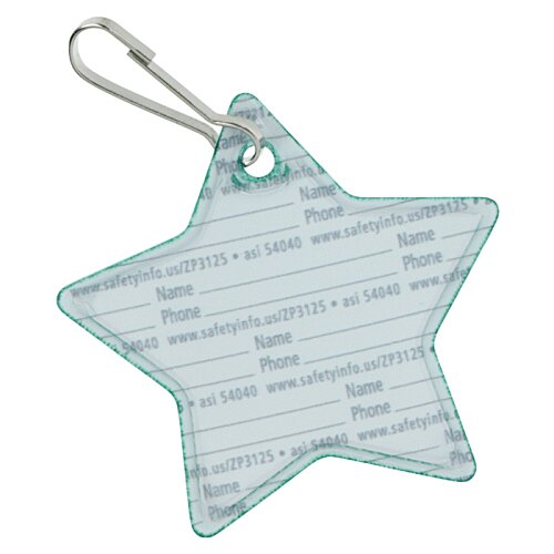 Additional Image 1 - a star shaped tag with a string