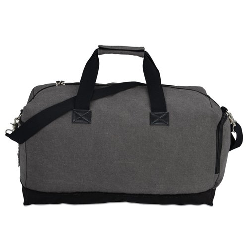 Additional Image 3 - a grey bag with black handles