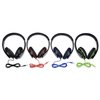 a group of headphones