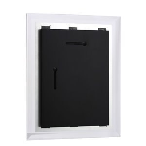 Additional Image 1 - a black rectangular object on a white surface