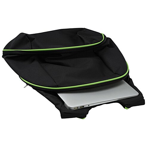 Additional Image 2 - a black and green object with a green trim