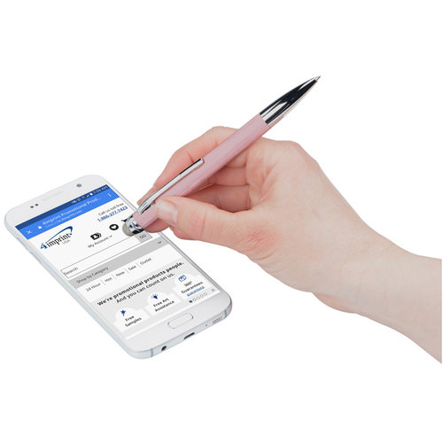 Krissy Stylus Twist Metal Pen - Metallic Image 1 of 2