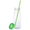 View Image 2 of 3 of Milk Bottle Tumbler with Straw - 18 oz. - Closeout