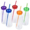 View Image 3 of 3 of Milk Bottle Tumbler with Straw - 18 oz. - Closeout