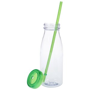 Additional Image 1 - a glass bottle with a straw