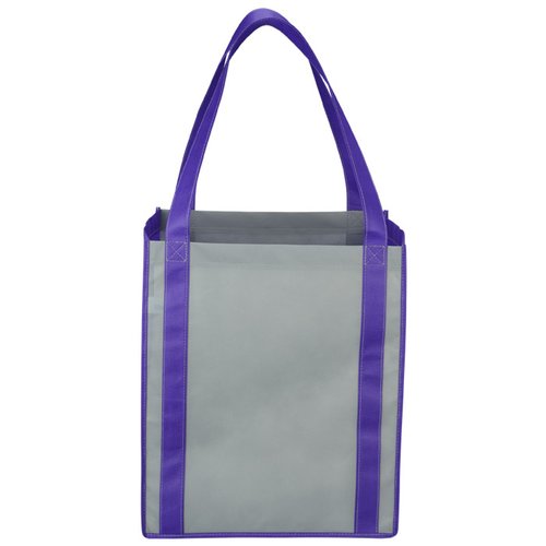 Additional Image 1 - a grey and purple bag