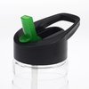 View Image 2 of 3 of Clear Impact Line Up Bottle Two-Tone Flip Straw Lid - 20 oz.