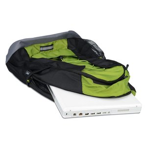 Additional Image 1 - a green and black backpack
