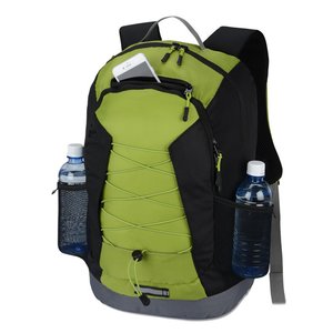Additional Image 2 - a green and black backpack