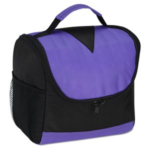 Additional Image 1 - a purple and black lunch bag