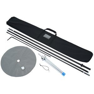 Additional Image 1 - a black case with a black cover and a silver disc