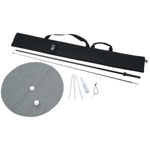 Additional Image 1 - a black case with a grey disc and a black handle