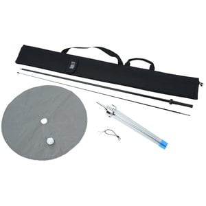 Additional Image 1 - a black case with a grey disc and a white pen