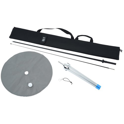 Additional Image 1 - a black case with a grey disc and a white pen