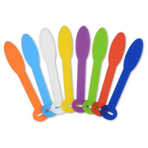Additional Image 2 - a group of colorful plastic spoons