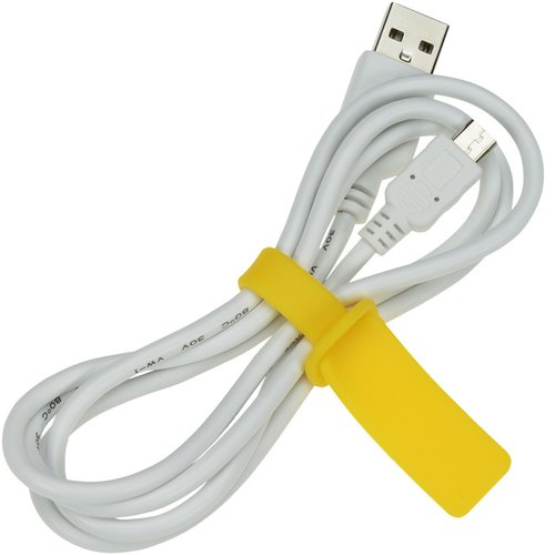 Additional Image 4 - a white cord with a yellow label