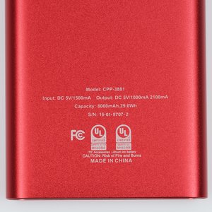 Additional Image 6 - a red rectangular object with white text