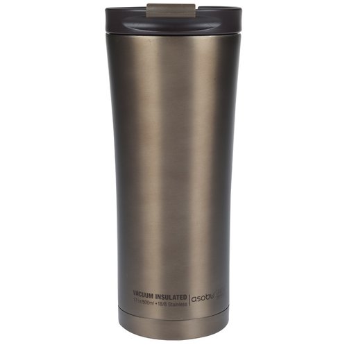 Additional Image 3 - a black and silver tumbler
