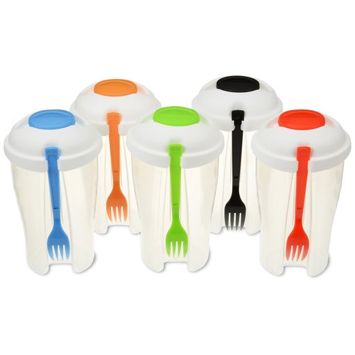 Additional Image 2 - a group of plastic cups with colorful lids