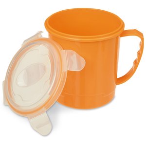 Additional Image 6 - an orange cup with a lid