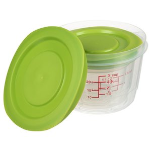 Additional Image 1 - a plastic container with green lid