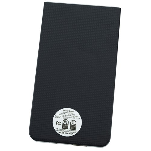 Additional Image 3 - a black rectangular object with a silver circle