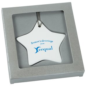 Additional Image 1 - a white star in a frame