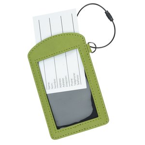 Additional Image 2 - a green key chain with a white and grey plastic case