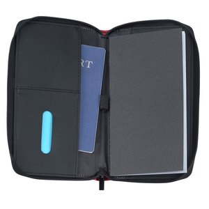 Additional Image 1 - a black case with a blue screen