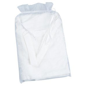 Additional Image 2 - a white bag with blue trim