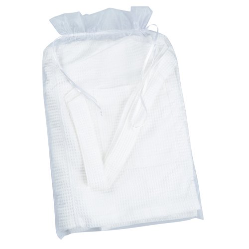 Additional Image 2 - a white bag with blue trim
