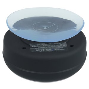 Additional Image 3 - a black round object with a clear plastic disc