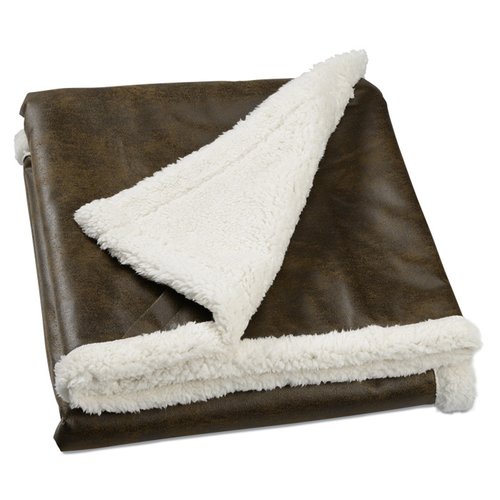 Additional Image 2 - a brown and white folded blanket